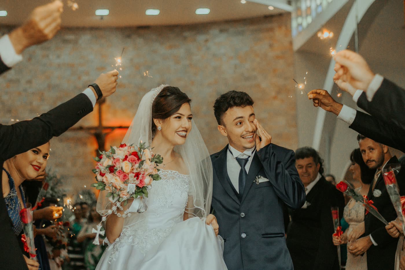 Planner celebrating a wedding